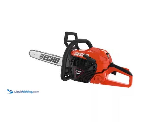 Lot 49-1624657 - PARTS AND REPAIR LOT CONTAINING (1) ECHO 20 in. 50.1 cc 2-Stroke Gas Rear Handle Chainsaw Model # CS...