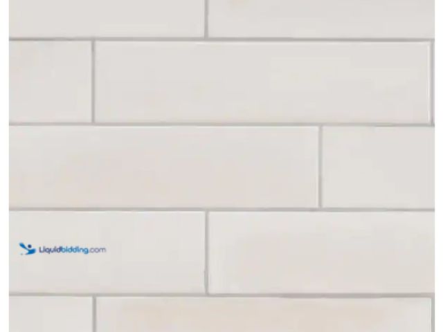 Lot 49-1566859 - Approx. (48) pcs of Daltile LuxeCraft Arteko Antique White 3 in. x 12 in. Glazed Ceramic Wall Tile (...