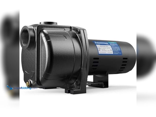 Lot 49-2024215 - AQUASTRONG 1.5 HP Shallow Well Jet/Centrifugal Pump, 4250 GPH, 115/230V, Durable Cast Iron Booster P...