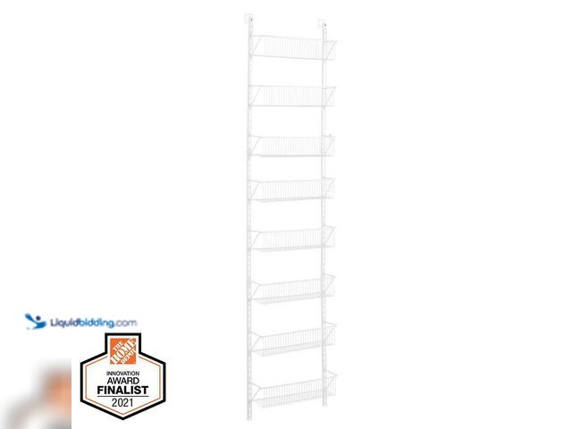 Lot 49-5552444 - Everbilt
8 Tier Over-the-Door Adjustable Pantry Organizer. Model # 90330. Unused with attachments a...