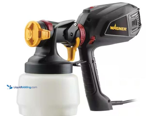 Lot 49-1627449 - Wagner Flexio 2500 Electric Handheld HVLP Paint Sprayer Model # 2409509, Slightly Used, Has Attachme...