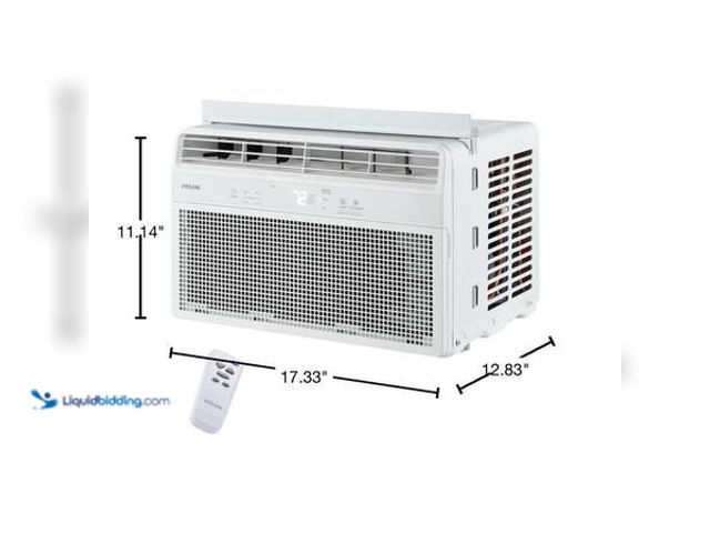 Lot 49-5554058 - Vissani 5,000 BTU 115-Volt Window Air Conditioner Cools 150 sq. ft. with Remote and Dehumidifier in ...
