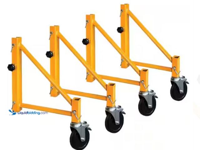 Lot 49-1518019 - MetalTech 14 in. Scaffold Outriggers with 5 in. Heavy Duty Caster Wheels, Compatible with Metaltech ...