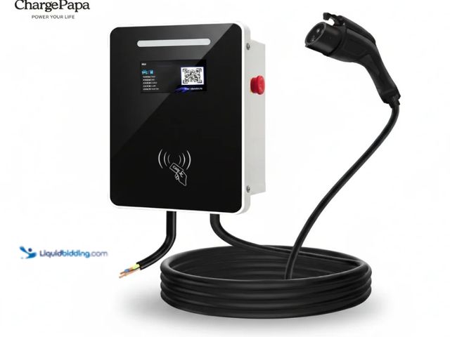Lot 49-3565425 - ChargePapa The Estate Charger | MRS-AJ Commercial Level 2 EV Charging Station (Type 1, 32A–48A). Use...