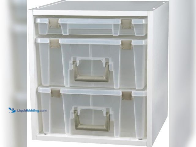 Lot 49-5543292 - ArtBin 6990ZZ Super Satchel Double Deep 3-Pack, Portable Art & Craft Organizers with Handles, [3] Pl...