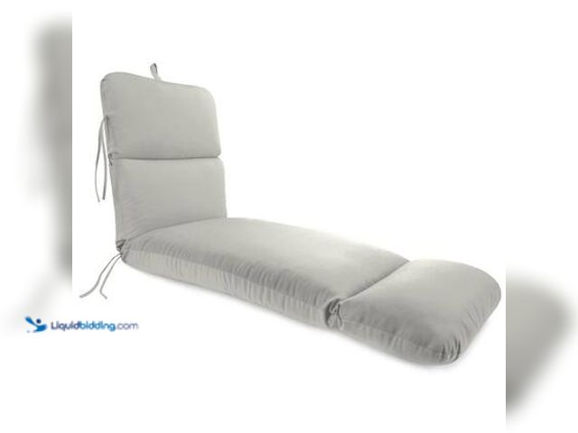 Lot 49-5572557 - Jordan Manufacturing 74 in. L x 22 in. W x 5 in. T Outdoor Chaise Lounge Cushion in Sunbrella Canvas...