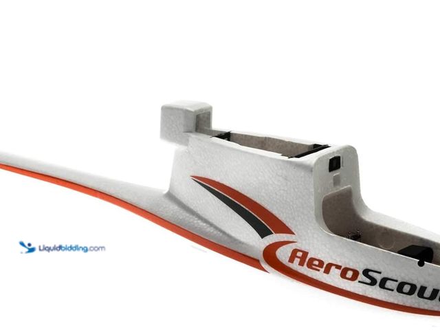 Lot 49-5408633 - HobbyZone Fuselage with Elevator/Rudder Servos: AeroScout, [Model: HBZ3801] Unused