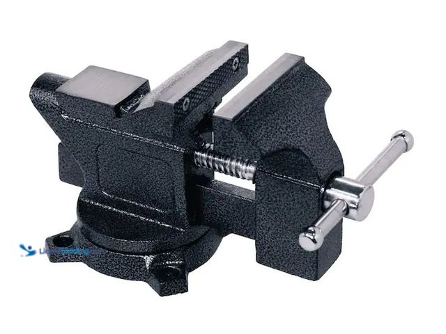Lot 49-3637846 - BESSEY 4-1/2 in. Light Duty Bench Vise with Swivel Base, Model # BV-HW45, Used, NO Attachments, Scuf...
