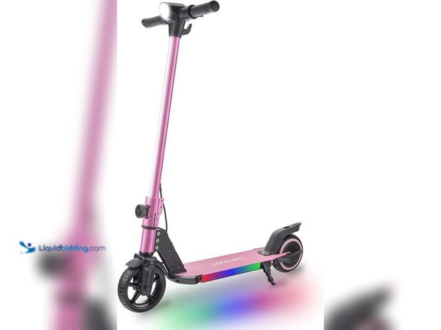 Lot 49-1568895 - Electric Scooter for Kids Ages 6-12, 150W Motor, 4/7/11 Mph, 60 mins Ride Time, Adjustable Speed, LE...