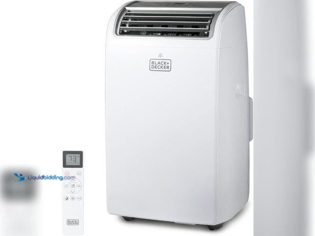 Lot 49-3515913 - BLACK+DECKER Portable Air Conditioner, 14,000 BTU for Rooms Up To 700 Sq. Ft., Portable AC with Foll...