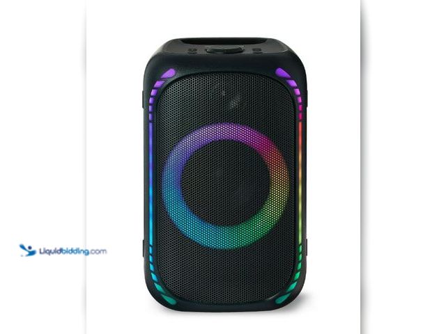 Lot 49-5551793 - onn Medium Party Speaker Gen 2 with LED Lighting, Used with scuffs, works