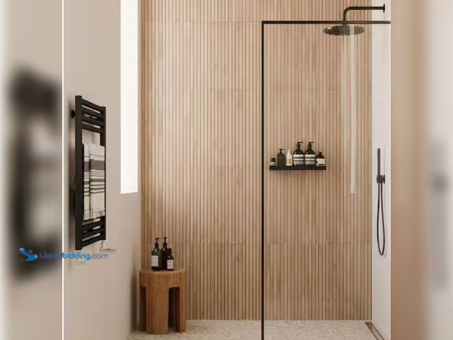 Lot 49-1521511 - Approx 77sq ft of Ivy Hill Tile Montgomery Ribbon Maple 24 in. x 48 in. Matte Porcelain Floor and Wa...