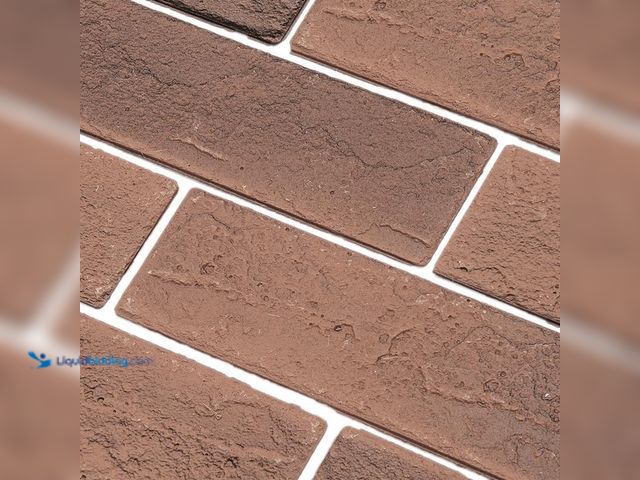 Lot 49-3511829 - 100 Vintage Brown/Red Faux Brick Wall Tiles, 3D Thin Brick Veneers for Bedroom, Bathroom, Kitchen, F...