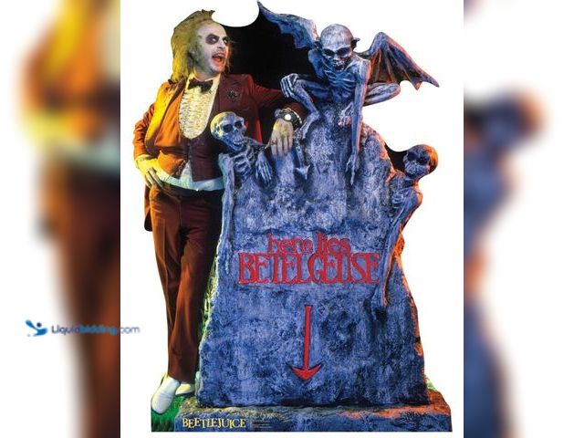 Lot 49-5560118 - Cardboard People Beetlejuice - Here Lies Betelgeuse Life Size Cardboard Cutout Standup - Beetlejuice...