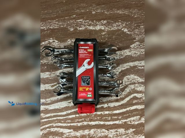 Lot 49-5554159 - Husky SAE & MM Flare Nut Wrench Set (6-Piece) Unused