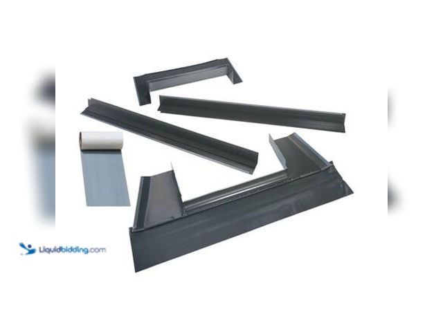 Lot 49-5581770 - VELUX M08 Metal Roof Flashing Kit with Adhesive Underlayment for Deck Mount Skylight Model # EDM M08...