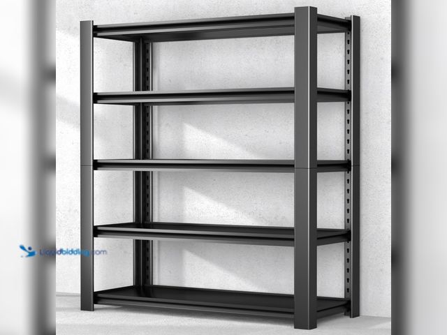 Lot 49-5406714 - 5-Tier Heavy Duty Garage Shelving Unit, 3000 LBS Capacity Metal Storage Rack 76" H x 60" W x 24" D, ...
