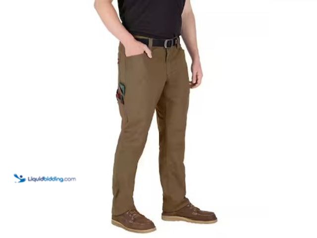 Lot 49-2025543 - Milwaukee Men's 34 in. x 30 in. Khaki Cotton/Polyester Work Pants with 7 Pockets, Model # M650K-3430...