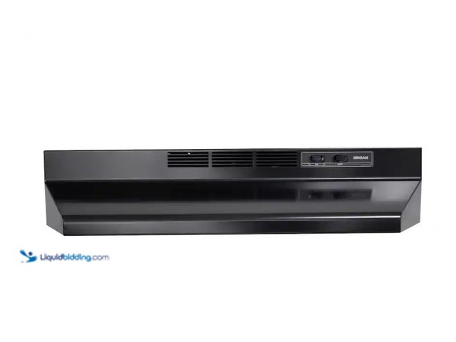 Lot 49-5547970 - Broan - 30 inches - Convertible - Under cabinet Range Hood - Black. Model: F403023SKU: 7052636. New