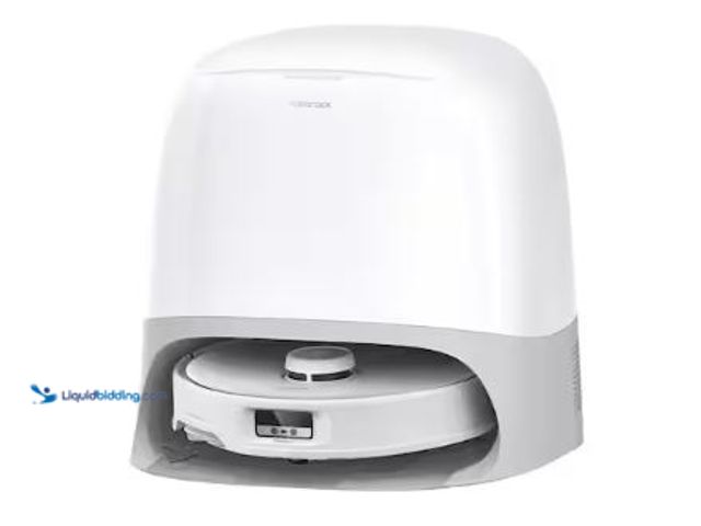 Lot 49-3612737 - Roborock Q Revo Curv 17.7 in Robotic Vacuum and Mop with Smart Navigation, Self-Emptying, Self-Dryin...