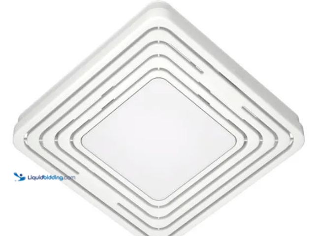 Lot 49-3566032 - Broan-Nutone Roomside Series, White, 50 Cfm, Energy Star, Bathroom Exhaust Fan. Part 361519. New