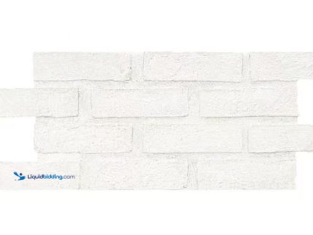 Lot 49-1514011 - Approx 8sq ft of MSI Alpine White Subway 10.5 in. x 28 in. x 0.50 in. Textured Clay Brick Look Floor...
