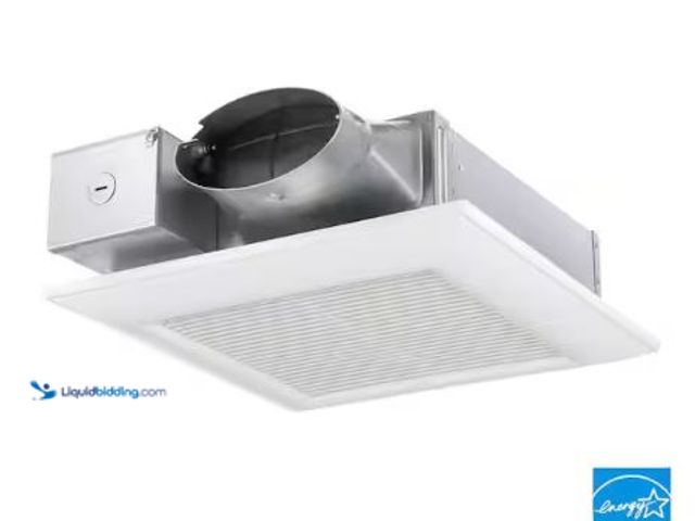 Lot 49-1625300 - Panasonic Whisper Value DC Pick-A-Flow 50, 80 or 100 CFM Ceiling or Wall Low Profile Housing Depth E...