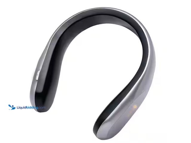 Lot 49-1534816 - HANDY HEATER 450-Watt Silver and Black Electric USB Rechargeable Personal Wearable Neckband Heater, ...