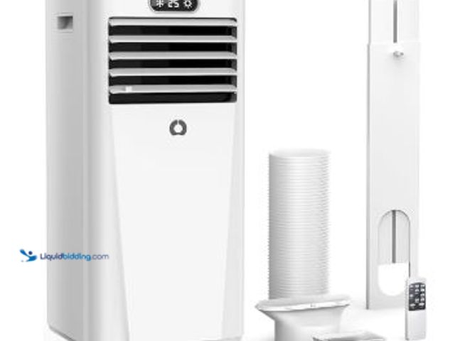 Lot 49-5436159 - Portable Air Conditioners,10,000 BTU 3-in-1 Portable AC unit for Rooms up to 450 Sq. Ft, Featuring 2...
