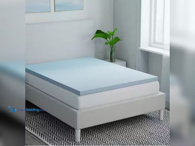 Lot 49-1627090 - StyleWell 3 in. Gel Infused Memory Foam King Mattress Topper Model # THD-MFVT-3K, New, Factory Seale...