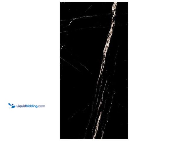 Lot 49-5454056 - MSI
Tavish Nero Polished Black Porcelain Tile White Veining Rectangle Tile 24 in. x 48 in., Floor a...