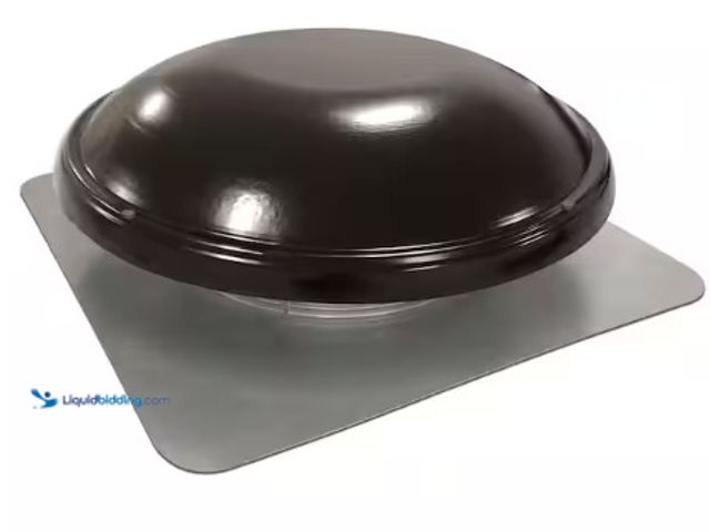 Lot 49-2025327 - Master Flow 1250 CFM Black Power Roof Mount Attic Fan, Model # ERV5BL, MSRP $154, Unused.  Ref#PA093...