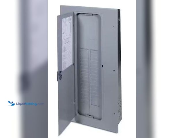 Lot 49-5436177 - GE PowerMark Gold 100 Amp 32-Space 32-Circuit Indoor Main Breaker Circuit Breaker Panel. Model # TM3...