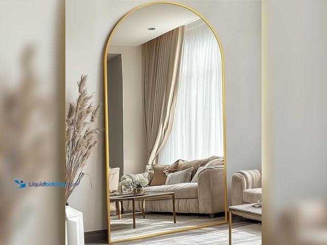 Lot 49-1550274 - LadyNow Full Length Mirror, 81"x41" Oversized Floor Mirror Freestanding, Full Body Floor Standing Mi...