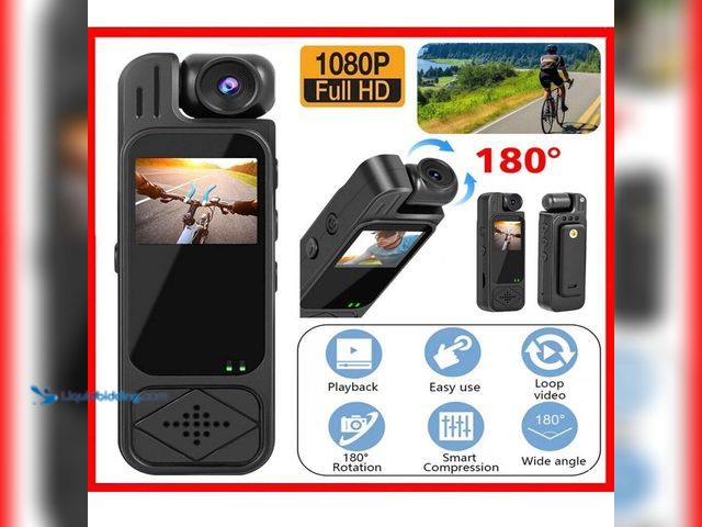 Lot 49-5393268 - Full HD Law Enforcement Body Camera 1080P with IR Night Vision and Audio - NEW - Features:  One clic...