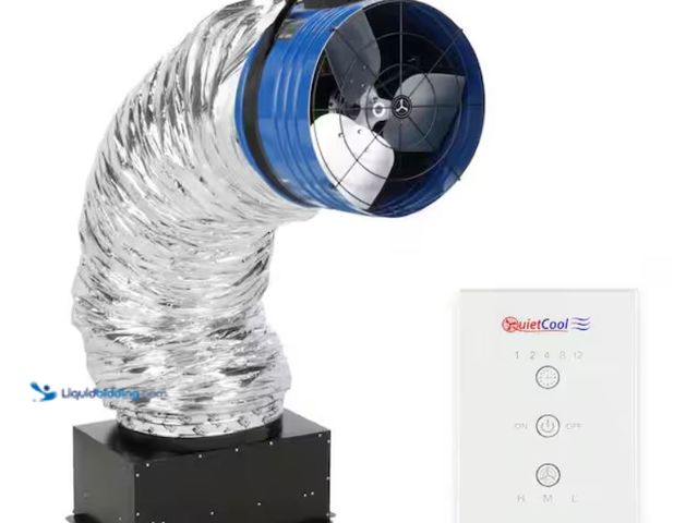 Lot 49-1632139 - QuietCool Classic 3126 CFM Advanced Whole House Fan with Included Wireless Control, MSRP $949.00, Mo...