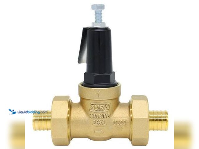 Lot 49-5575065 - Zurn 1 in. 20 XL Pressure Reducing Valve (Single Union FNPT x FNPT) with Double Union PEX Connection...