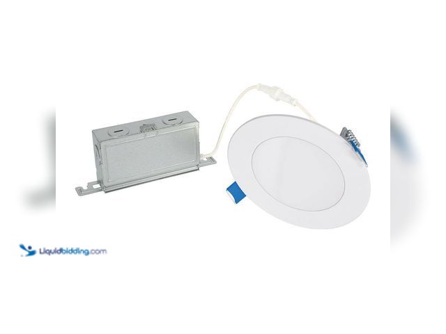 Lot 49-5412896 - HALO
HLBSL 4 in. Can Less Integrated LED, 600 Lumens, 5CCT, White. Item is Unused 2