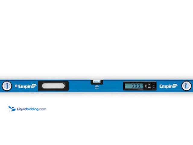 Lot 49-1631949 - Empire 48 in. True Blue Digital Box Level, Model # e105.48H, Unused, Scuffs/Scratches, Shipping dama...