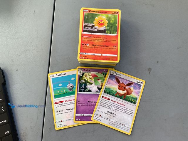 Lot 49-1811397 - COLLECTIBLE 82+ COMMON POKEMON CARDS FROM VARIOUS YEARS AND TYPES