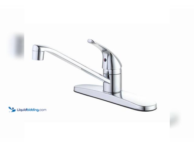 Lot 49-5452463 - Glacier Bay
Single Handle Standard Kitchen Faucet in Polished Chrome. SKU # 1008010799 Item is used...