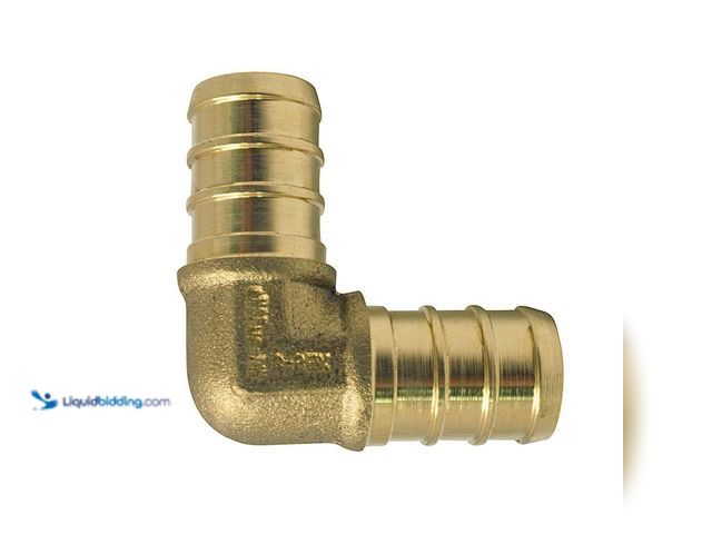 Lot 49-5435853 - Apollo
1/2 in. Brass PEX-B Barb 90-Degree Elbow (approx 48pc) New