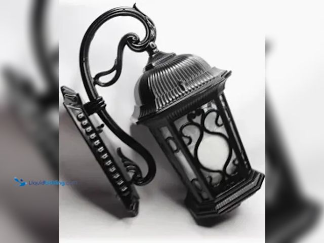 Lot 49-3564253 - OUKANING
18.5 in. 1 Light Black Retro Outdoor Waterproof Wall Lantern Sconce Wall Light with Glass ...