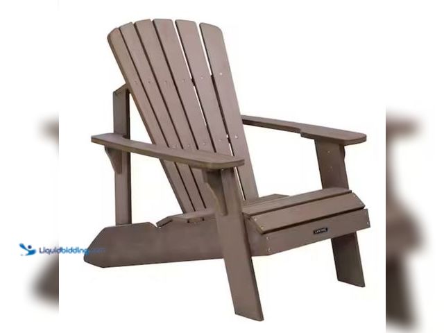 Lot 49-1632068 - Lifetime Light Brown Composite Adirondack Chair Model: 60283 New Factory Packed  Ref#HDPA0727