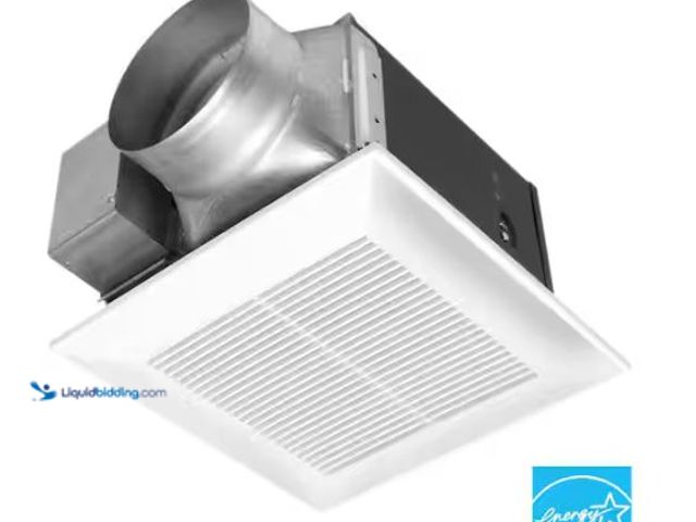 Lot 49-1518075 - Panasonic WhisperCeiling 190 CFM Ceiling Surface Mount Bathroom Exhaust Fan, ENERGY STAR Model # FV-...