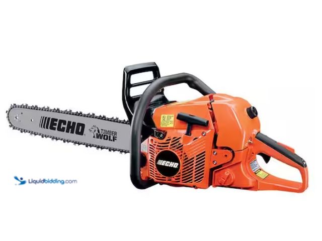 Lot 49-1570017 - ECHO 20 in. 59.8 cc Gas 2-Stroke Rear Handle Timber Wolf Chainsaw, Model # CS-590-20, Slightly used,...