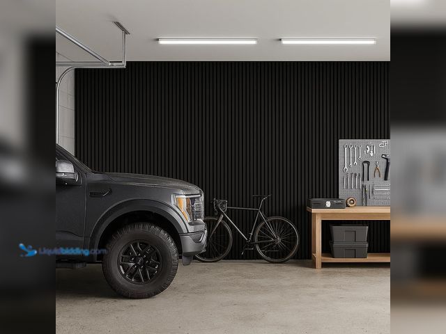 Lot 49-1630630 - Approx (128) sq ft of Black PVC Ribbed Wall Panels (8ft x 4ft Squared) (4 Boxes), Unused  Ref#Bin073...