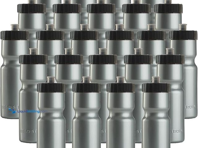 Lot 49-1521006 - 50 Strong Bulk Water Bottles | 24 Pack Sports Bottle | 22 oz. BPA-Free Easy Open with Pull Top Cap |...