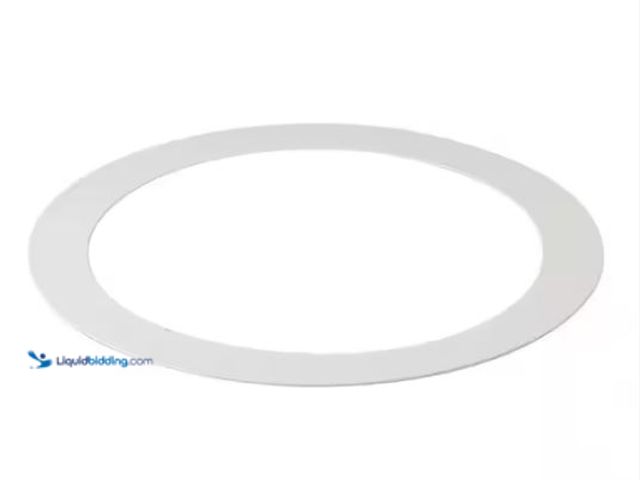 Lot 49-1573962 - (20) Count KICHLER Direct-to-Ceiling 6.3 in. to 7.5 in. White Universal Goof Ring for Recessed Light...