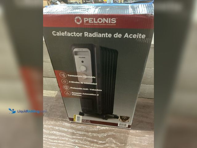 Lot 49-5484633 - Pelonis
1,500-Watt Oil-Filled Radiant Electric Space Heater with Thermostat (scuffs and scratches) ...